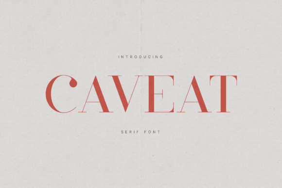 Caveat: A Sophisticated Serif for Premium Design