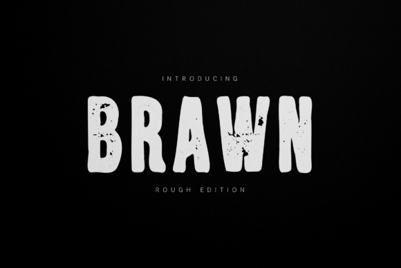 Command Respect with the Industrial Power of the Brawn Typeface