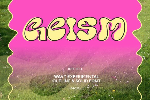 Geism Font: Retro-Fresh Typography for Modern Designs