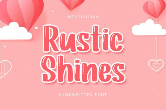 Rustic Shine: A Glossy Display Font for Bold Headlines