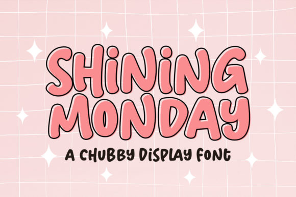 Shining Monday: A Playful Typeface for Creative Projects