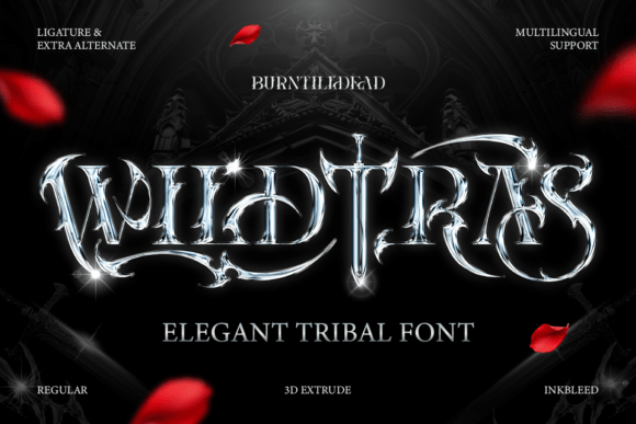 Wildtras: The Tribal Display Typeface for Dramatic Branding